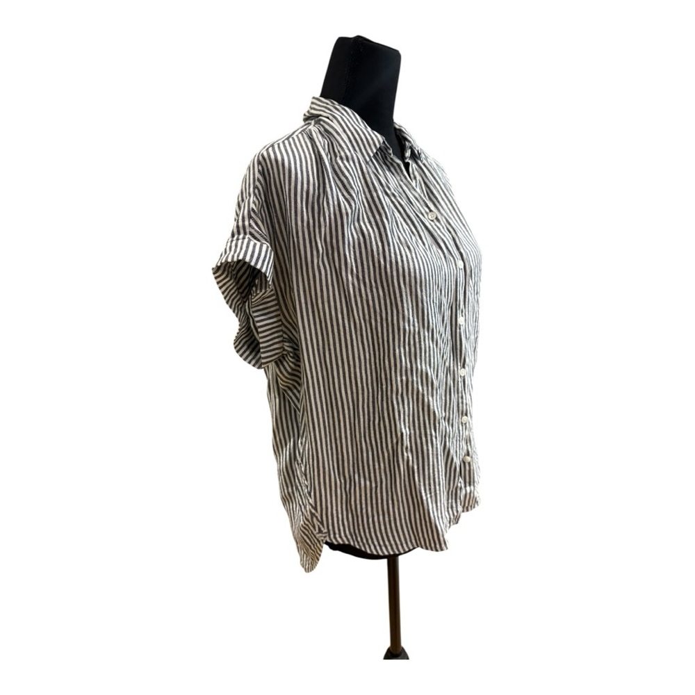 Madewell Central Shirt in Dalton Stripe K7655 size S - Picture 2 of 6